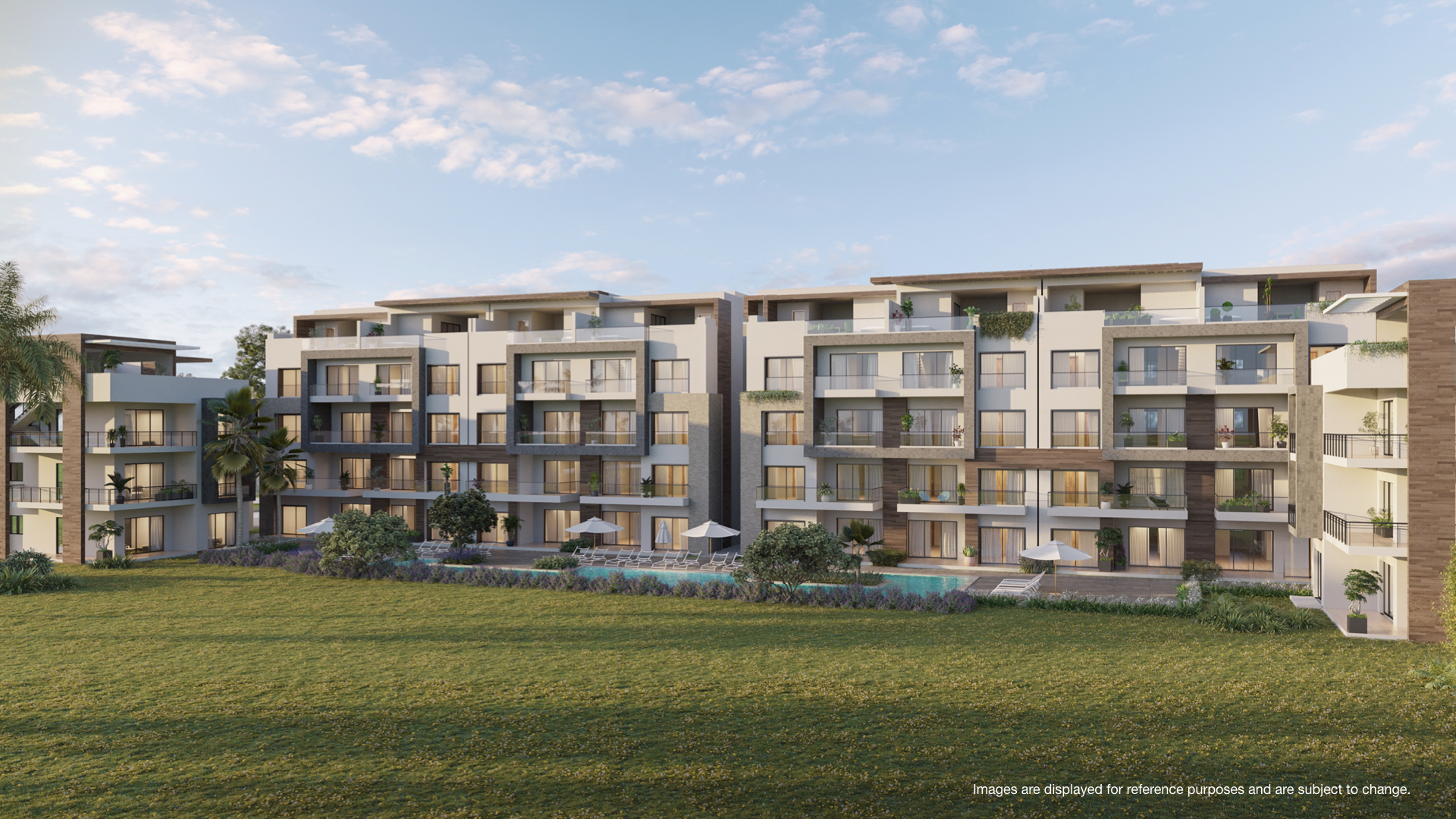 Cana Cove — fachada y piscina