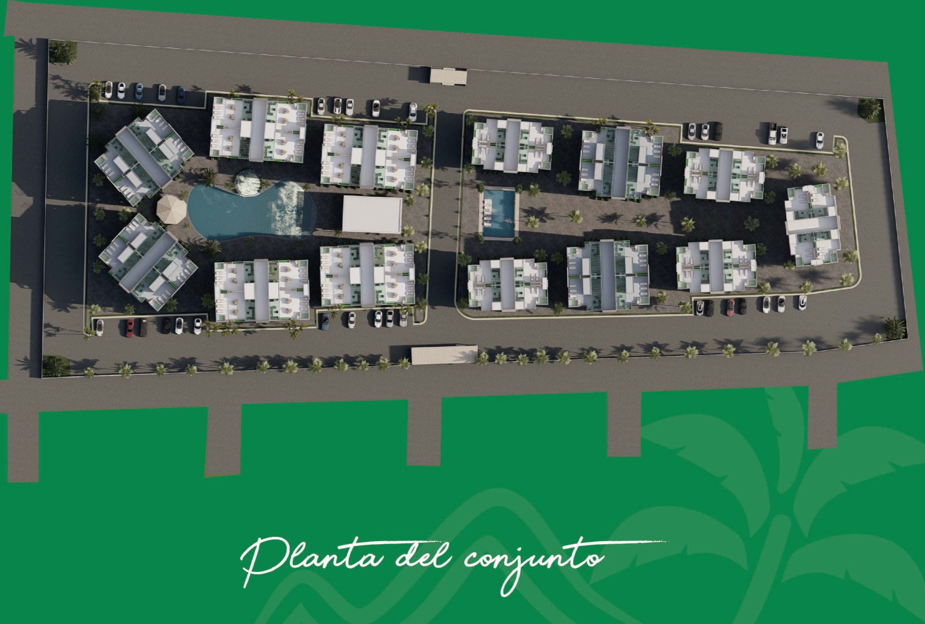 Planta del conjunto residencial